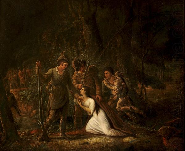 John Blake White Sergeants Jasper and Newton Rescuing American Prisoners china oil painting image